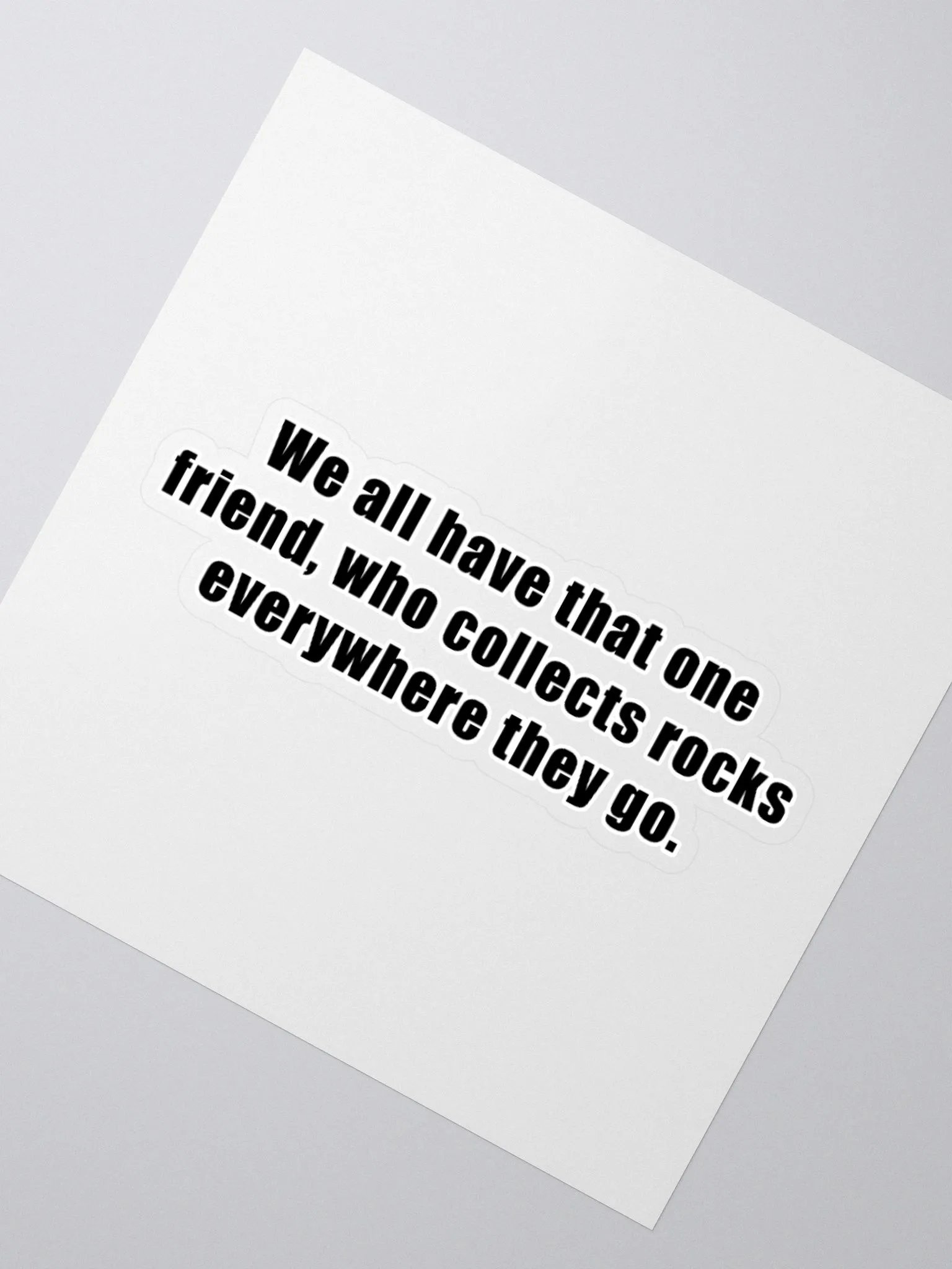 Rock Collector Sticker product image (2)