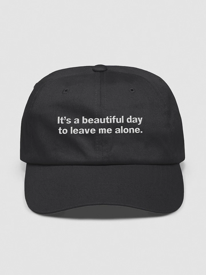 It's a beautiful day to leave me alone. Hat product image (3)