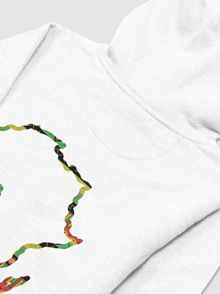 White - Africa Outline Map Hoodie product image (1)