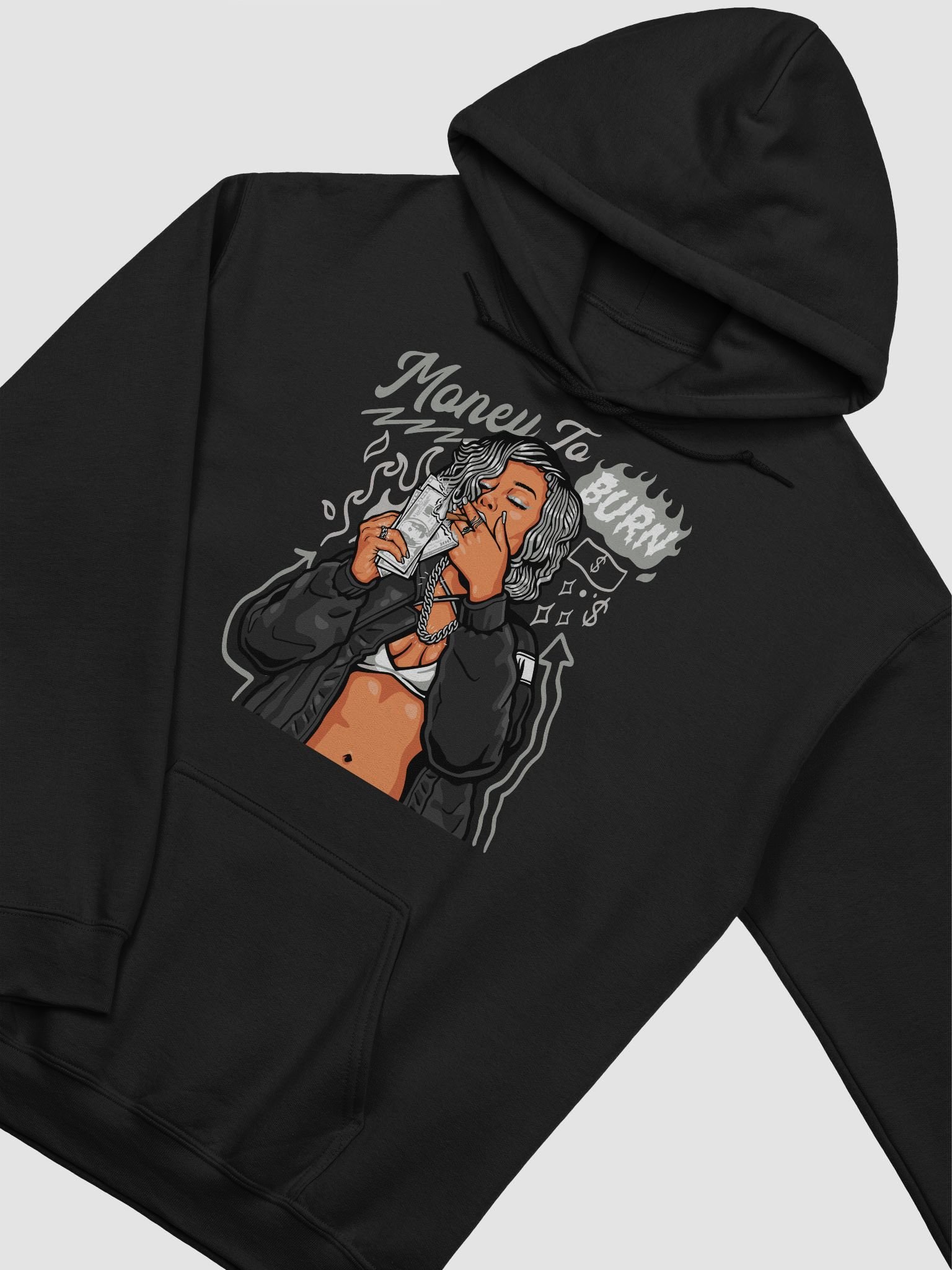 Money to Burn Hoodie product image (3)