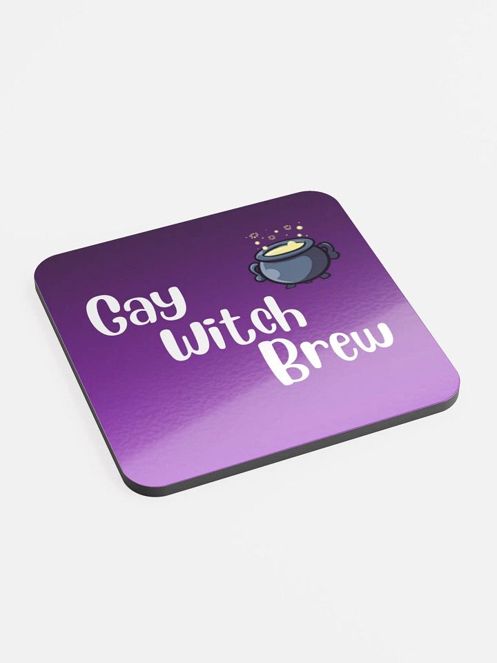 Gay Witch Brew Coaster product image (2)