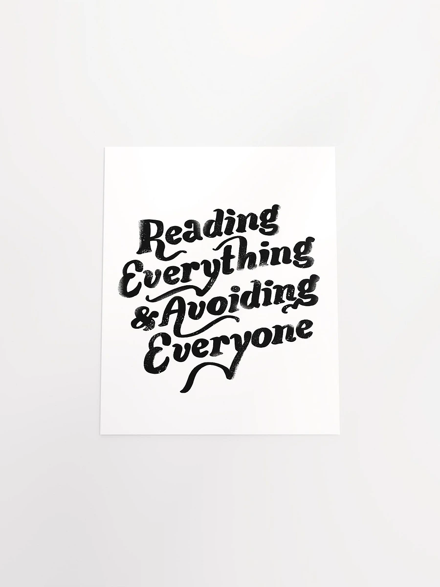 Reading Everything Art Print product image (17)