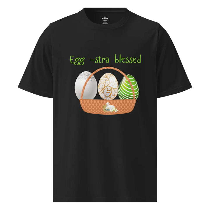 Egg-stra Blessed Decorated Easter Eggs in Wicker Basket product image (1)