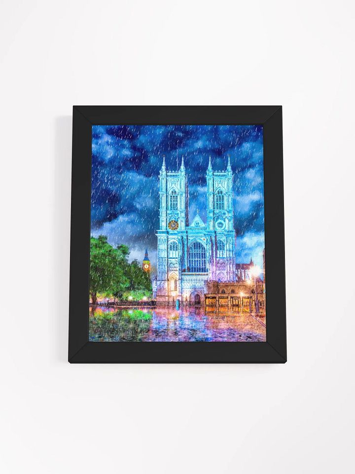 Westminster Abbey In The Rain Framed Poster product image (2)