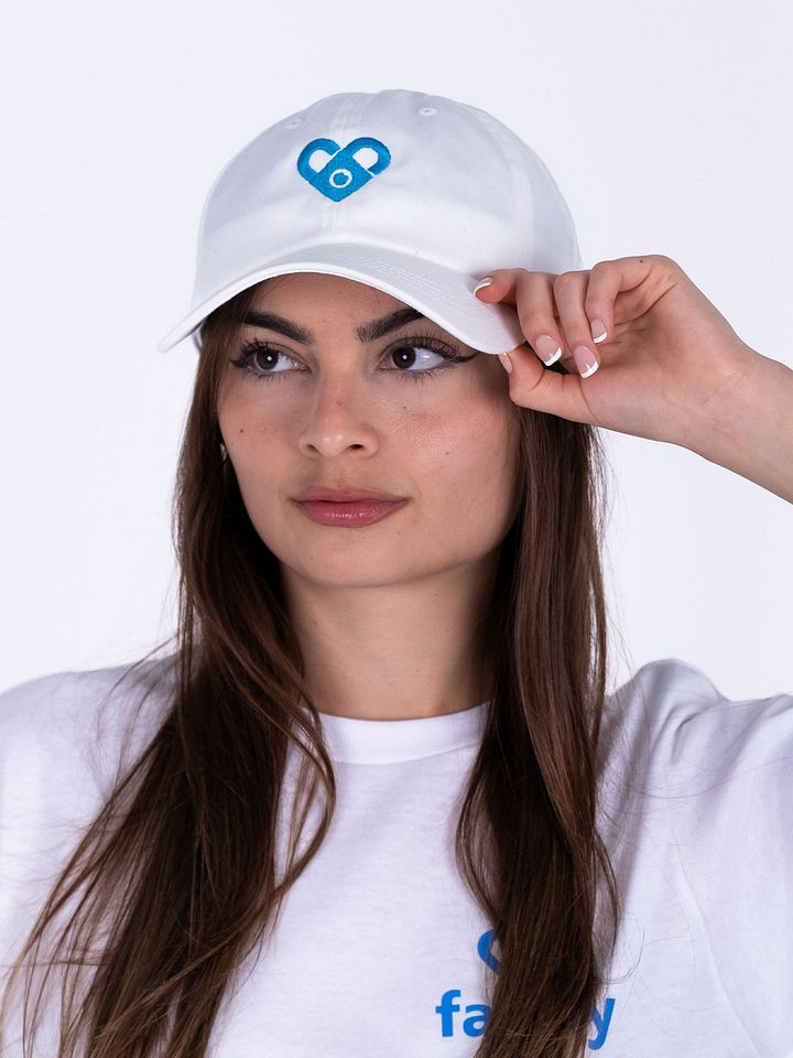 White Dad Hat product image (2)