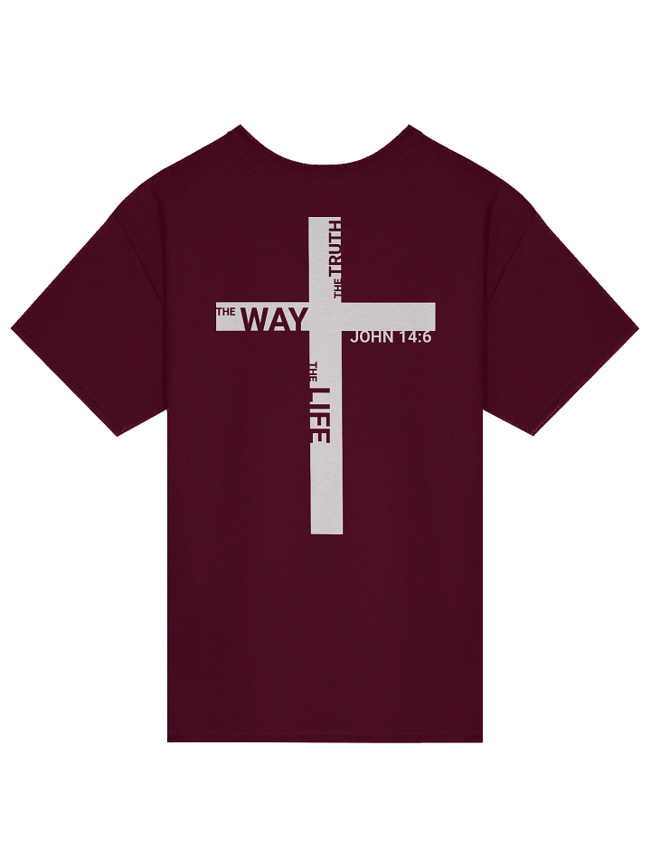 YHWH Heavyweight Tee - "The Way" Deep product image (1)
