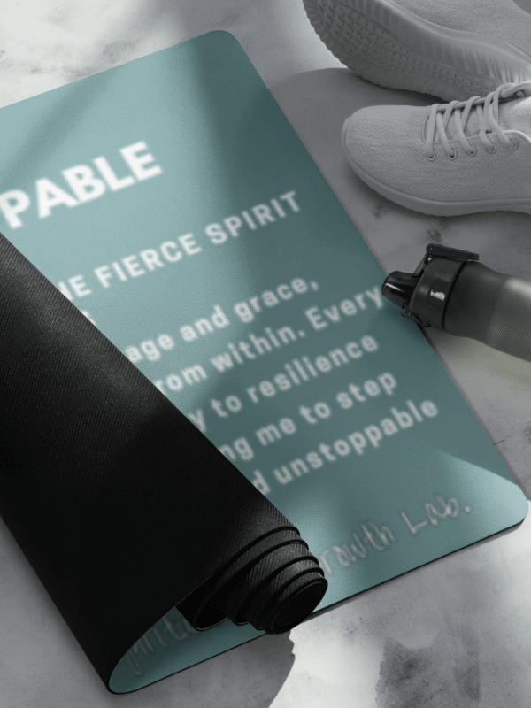 "Unstoppable Grace" Lioness Yoga Mat – A Tribute to Fierce Feminine Power product image (4)