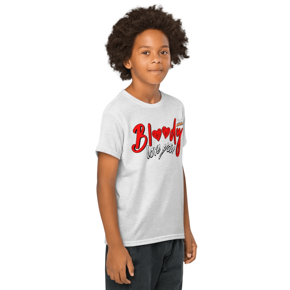 Bloody Love Youth Sports Tee product image (69)