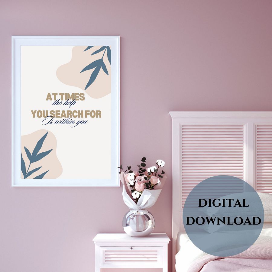 Help Within Printable Wall Art product image (1)