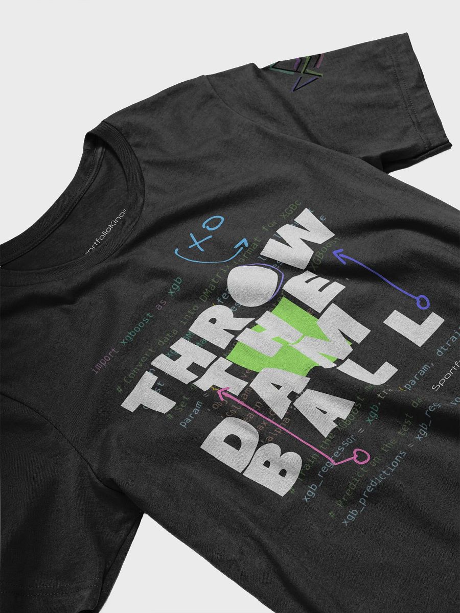 *throwthedamball* tee (dark mode) product image (3)