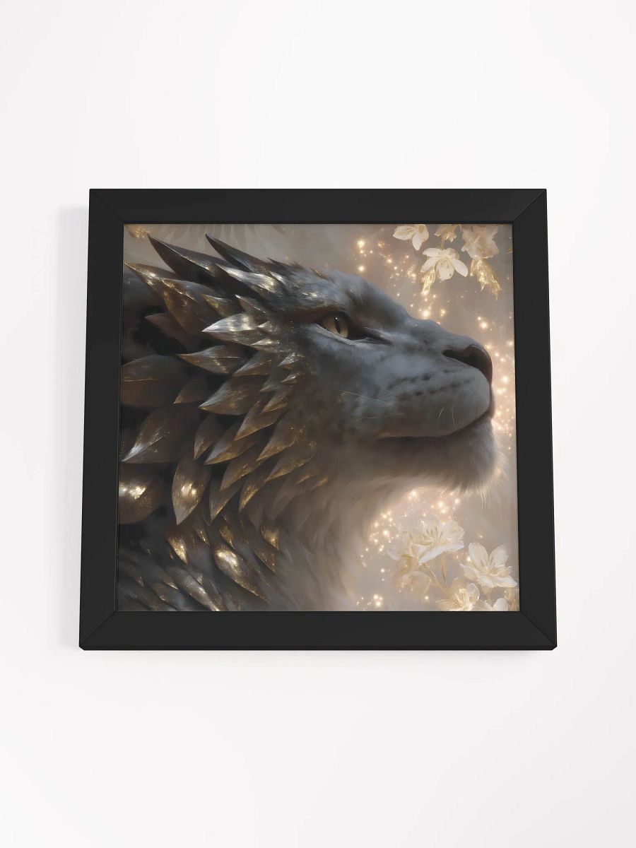 Starlit Guardian: Celestial Lion Fantasy Wall Art Print product image (9)
