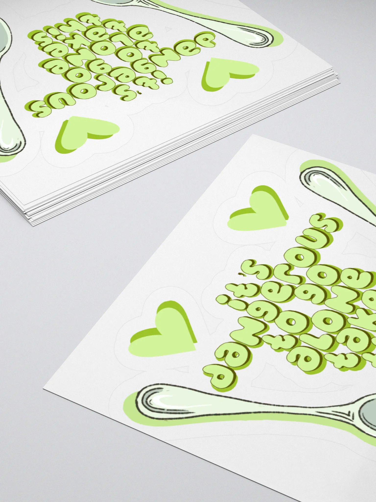 Lend some spoons (green) product image (15)