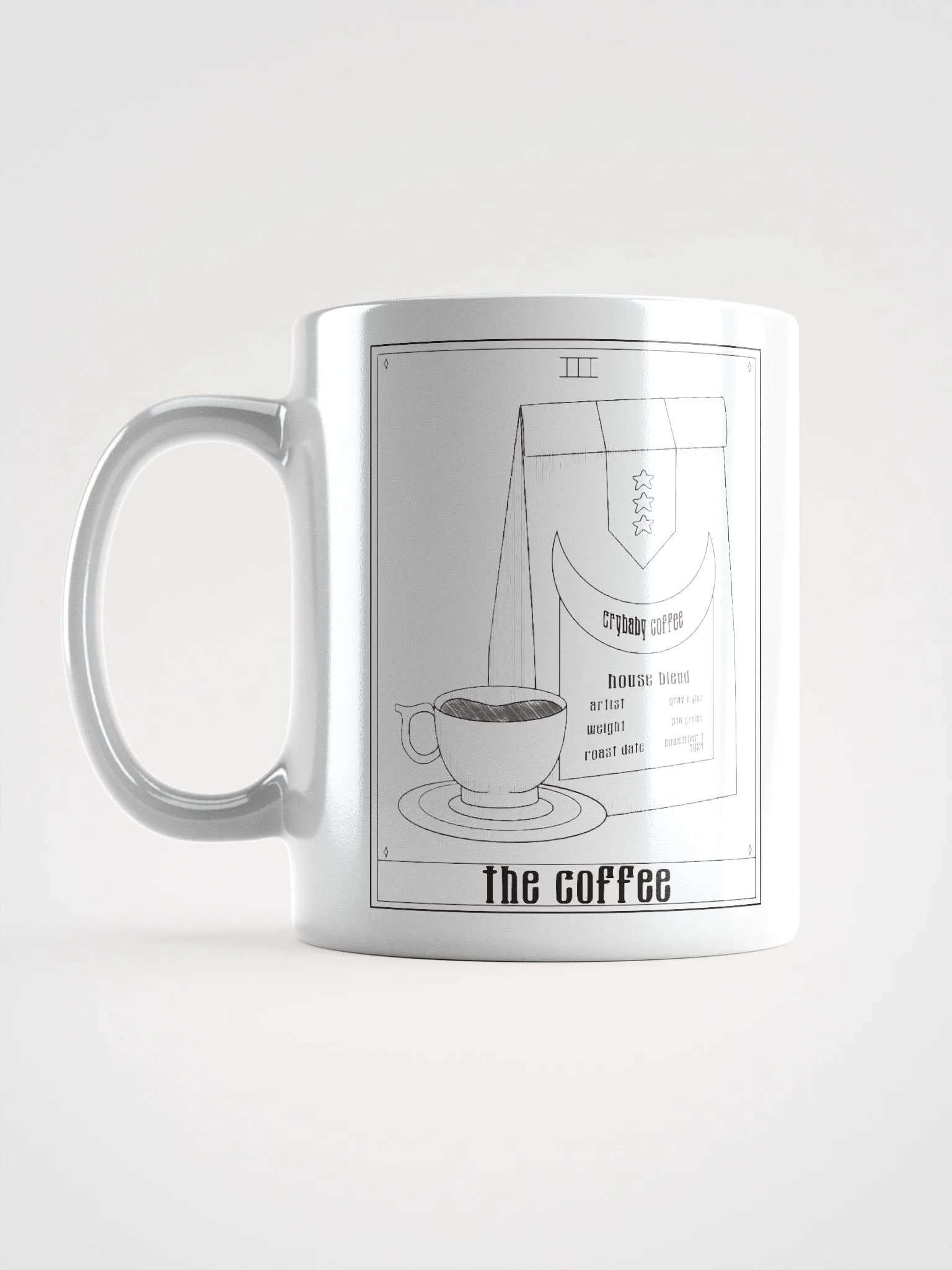 The Coffee Tarot Card Mug - White product image (6)