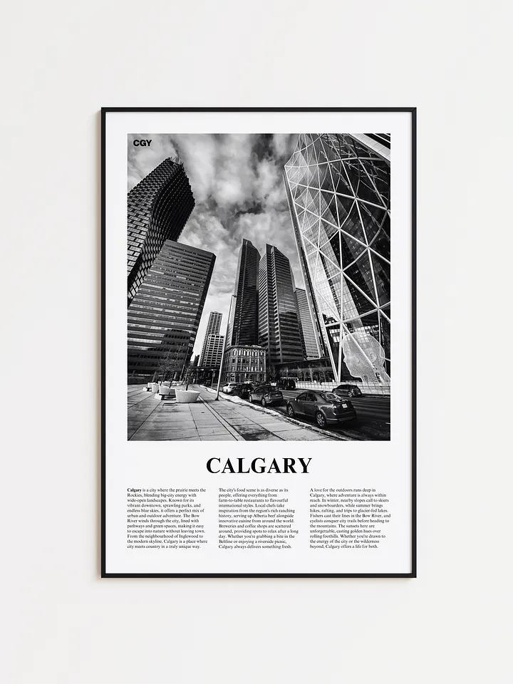 Calgary 02 Newspaper Poster product image (1)
