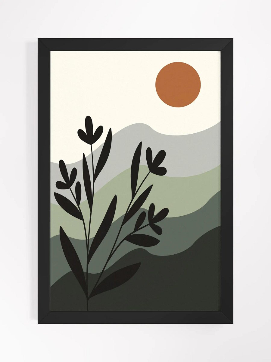 Vibrant Ayous Wood Framed Matte Poster product image (6)