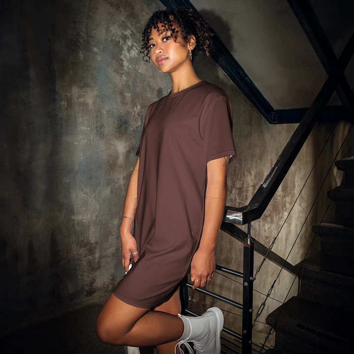 Minimalist Athleisure Chic T-Shirt Dress product image (2)