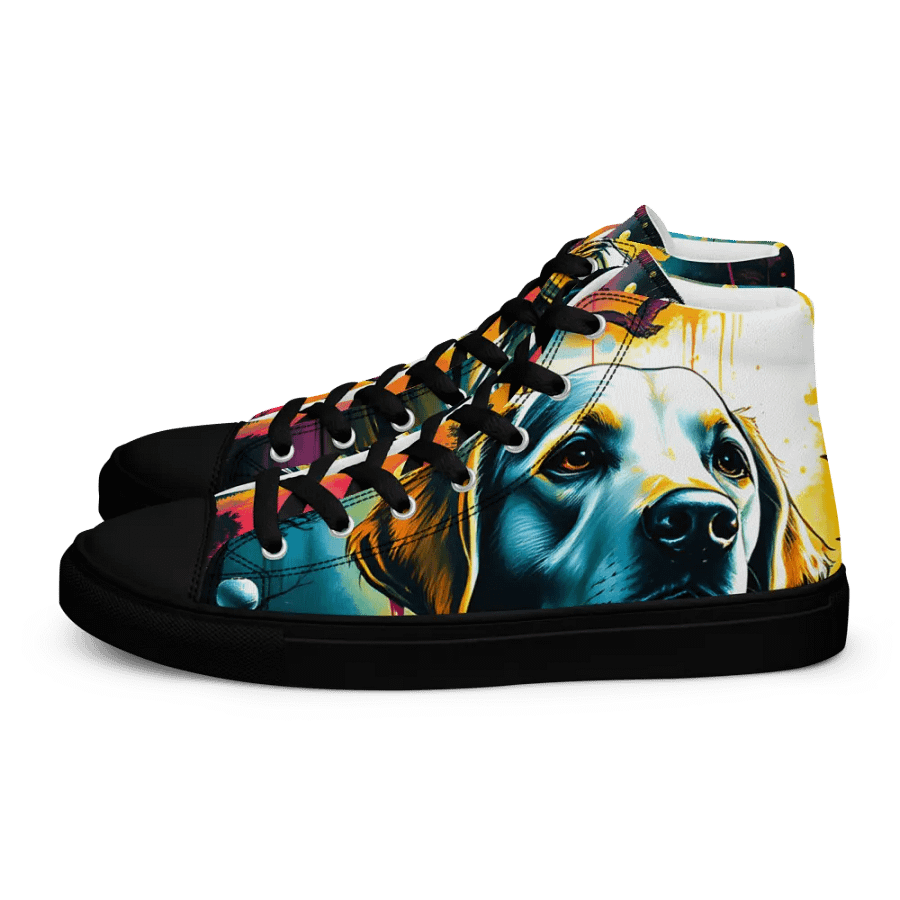 Sweet Karma Bean, Celestial Canine, women's canvas High Tops product image (1)