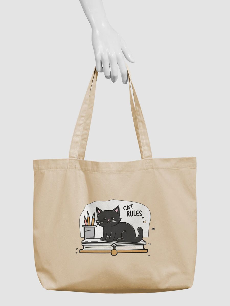 Cat Rules Eco Tote product image (4)