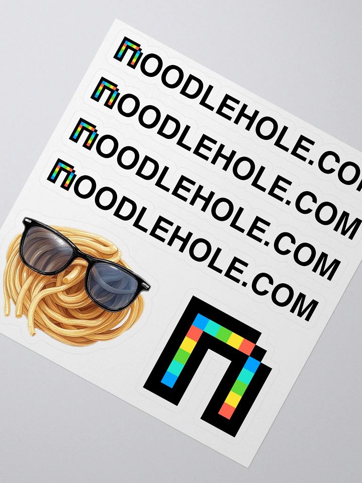 Noodle Hole Sticker Sheet product image (2)