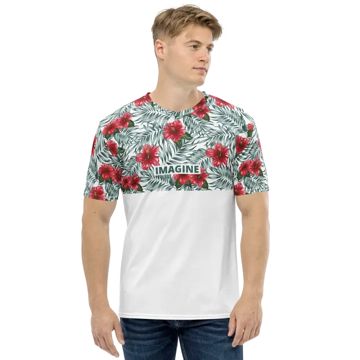 Hibiscus Leaf Design | Crew Neck T-Shirt product image (1)