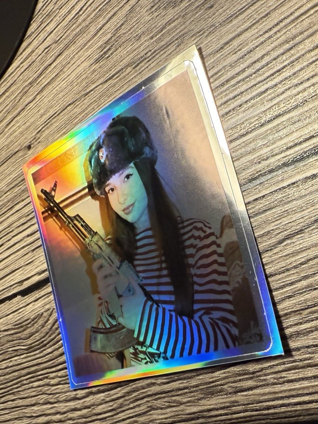 HOLOGRAPHIC USSR GF STICKER product image (4)