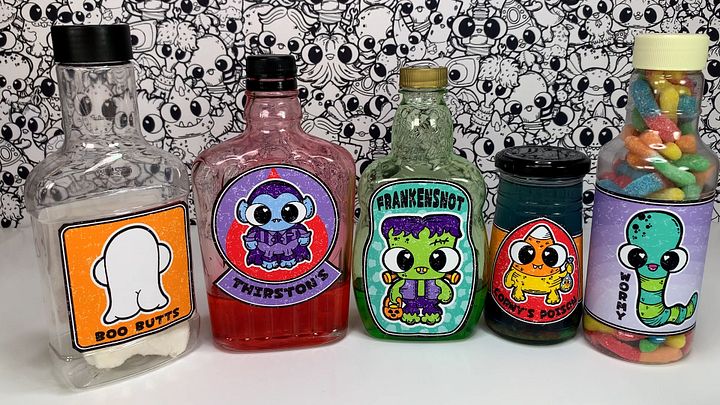 Halloween Bottle Labels product image (1)