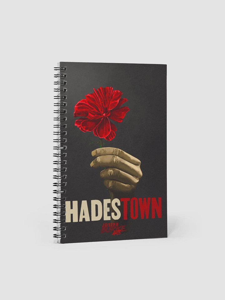Wait For Me Red Carnation Spiral Notebook product image (1)