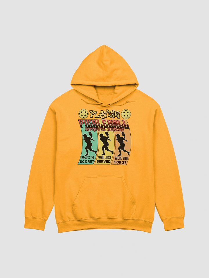 Playing Pickleball Improves Memory Ribbon Hoodie product image (11)