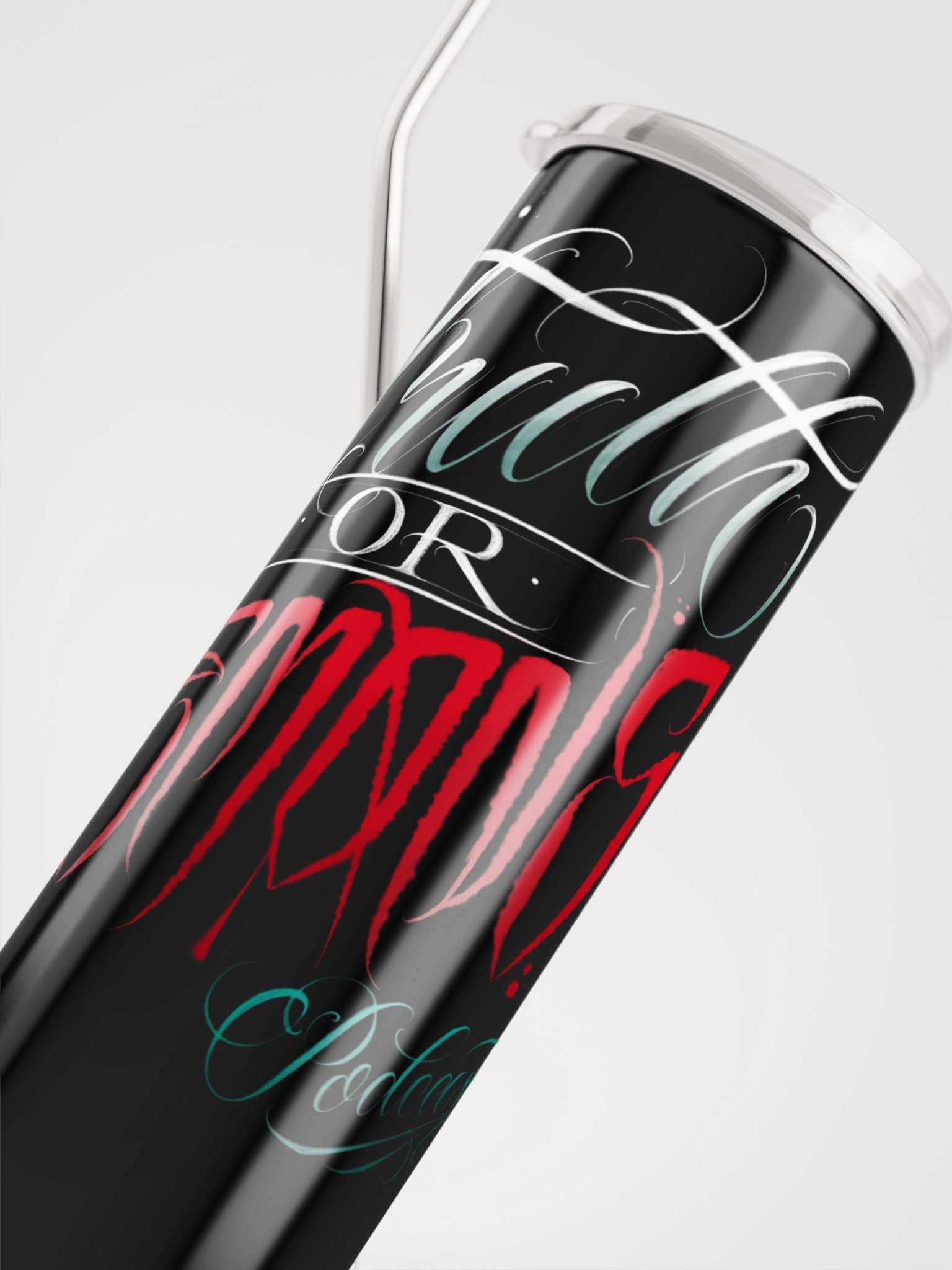 Truth or Demons Logo Stainless Steel Tumbler product image (4)