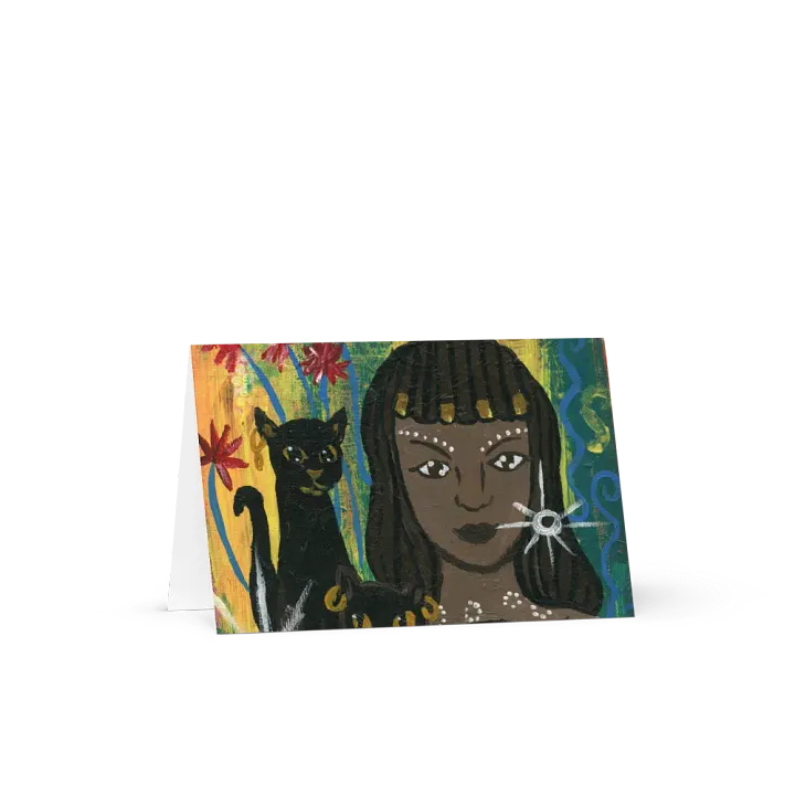 Goddess Bastet Greeting Card product image (1)