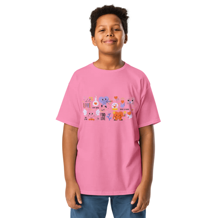 Kids T-Shirt Lovely Hearts product image (1)