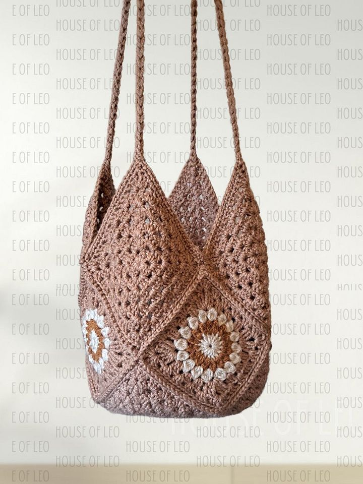Ella Boho Tote Bag Crochet Pattern product image (1)