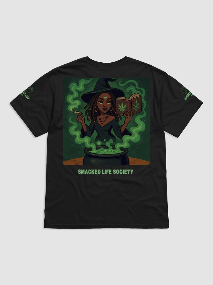 “Smacked on Hexes” Unisex Stoner Witch Tee – Fall/Halloween Drop product image (9)