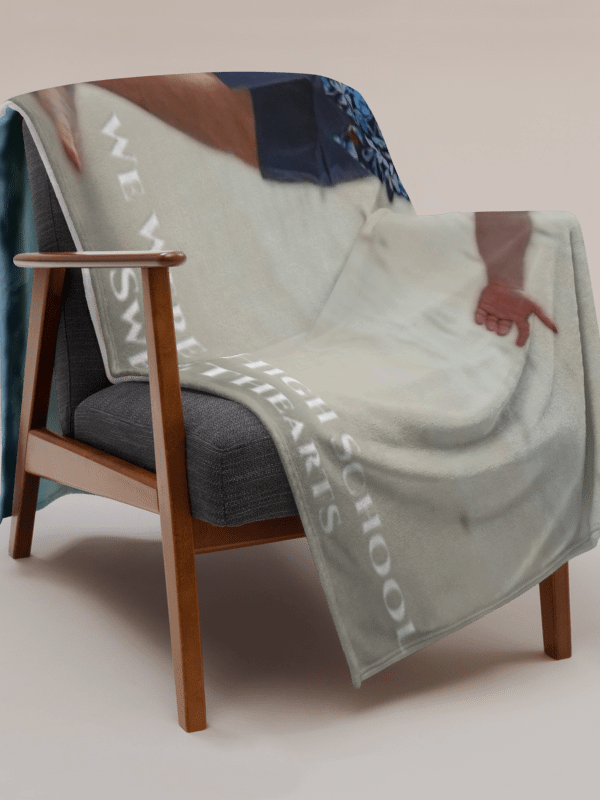 We Were High School Sweethearts White Lyric Throw Blanket product image (6)