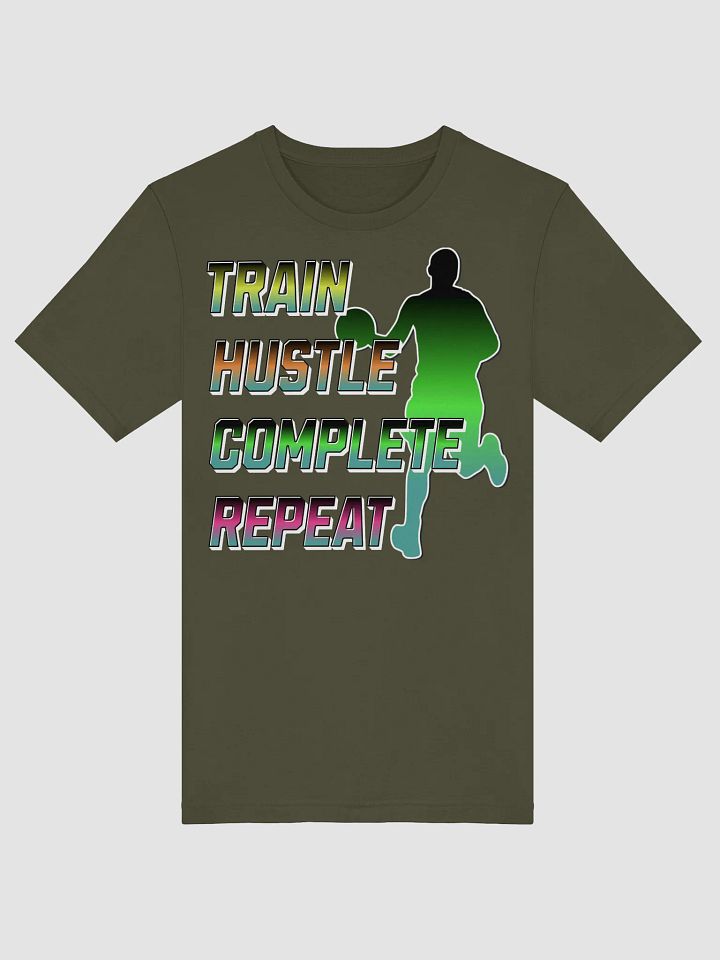 Train Hustle Complete Repeat Basketball Gradient T-Shirt product image (1)