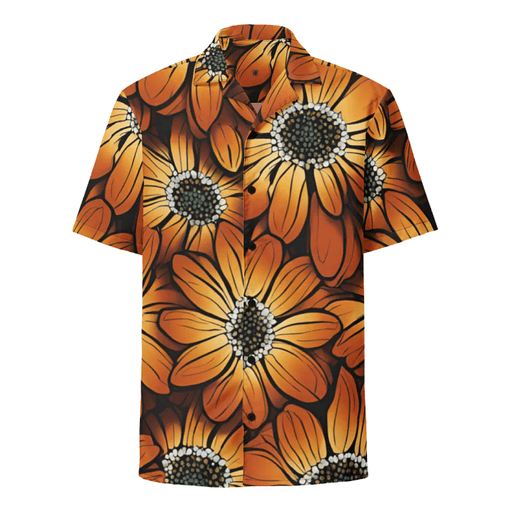 Sunset Blooms Hawaiian Shirt product image (1)