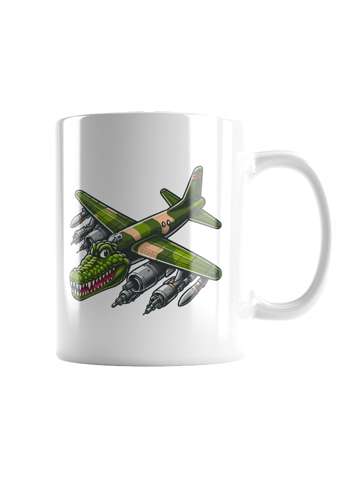 Bombardiro Crocodilo Mug – Brainrot Fanart Cartoon product image (1)