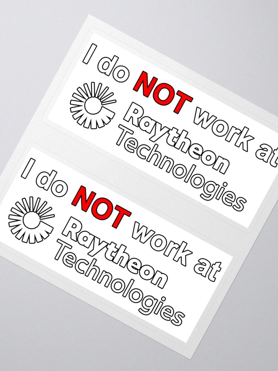Defense Contractor Stickers product image (2)