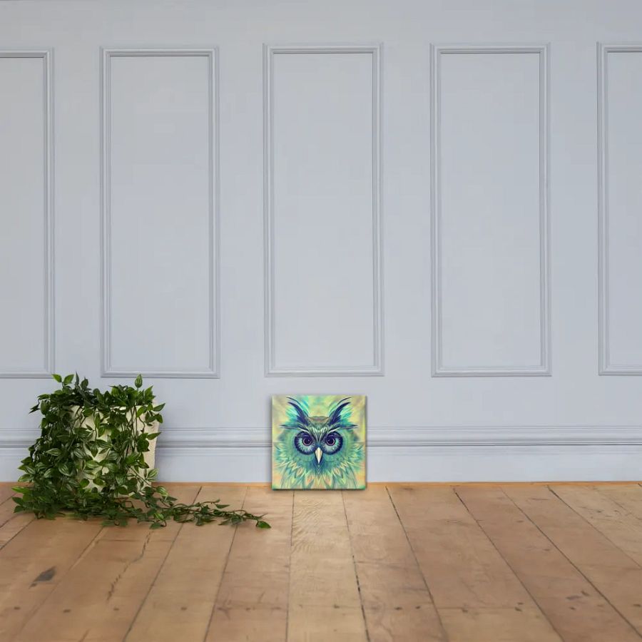 Fantasy Fractal Owl Art - v20 product image (4)
