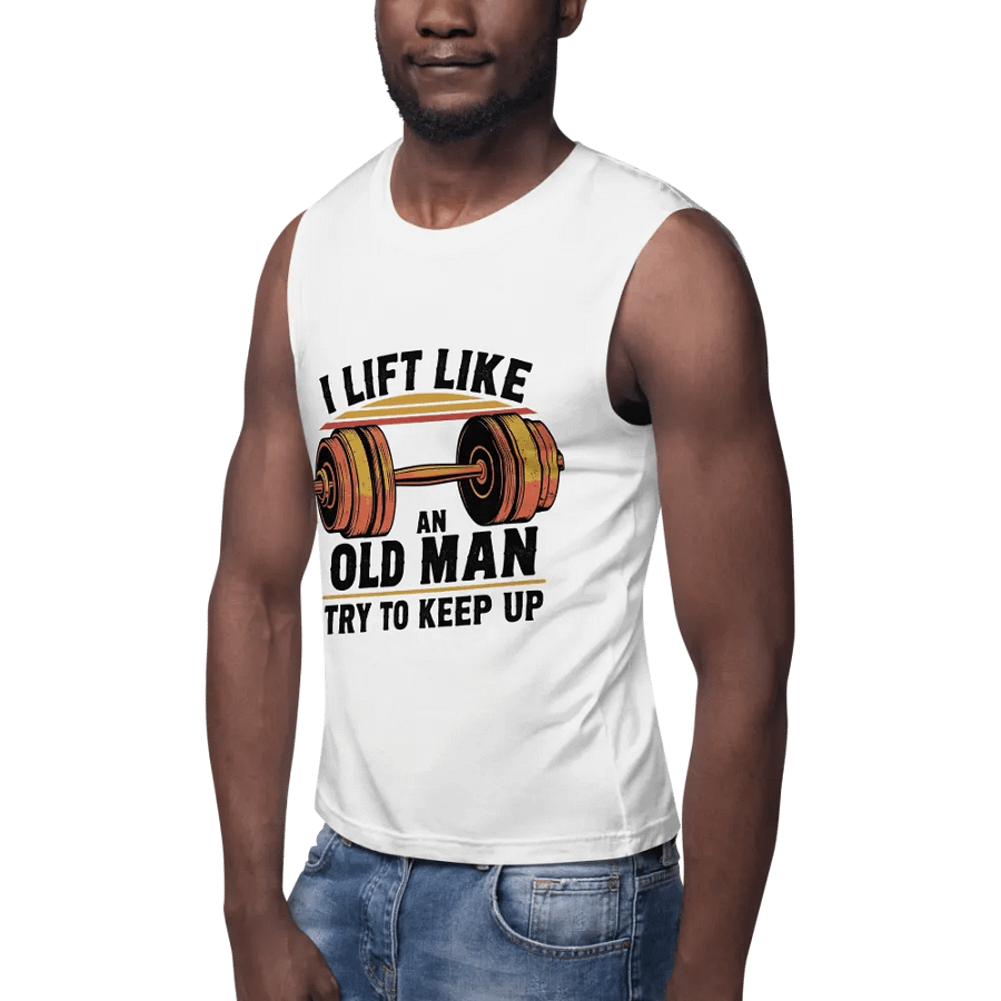Old Man Lifting Muscle Tank product image (7)