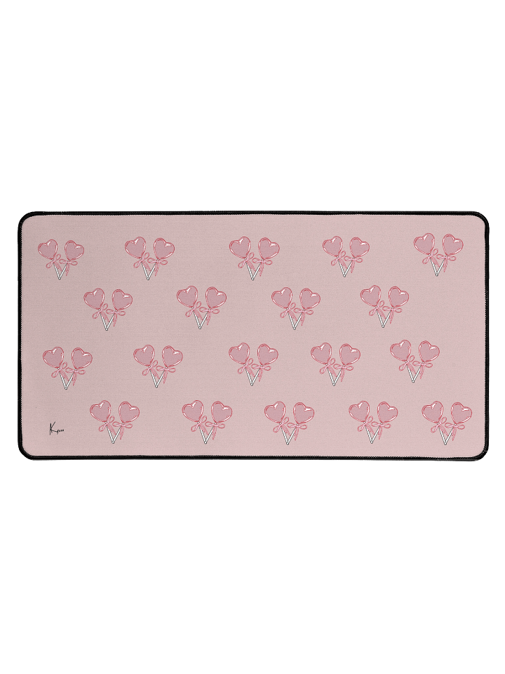 Lollipop Heart-bow | 31.5 x 15.5 in Mousepad product image (1)