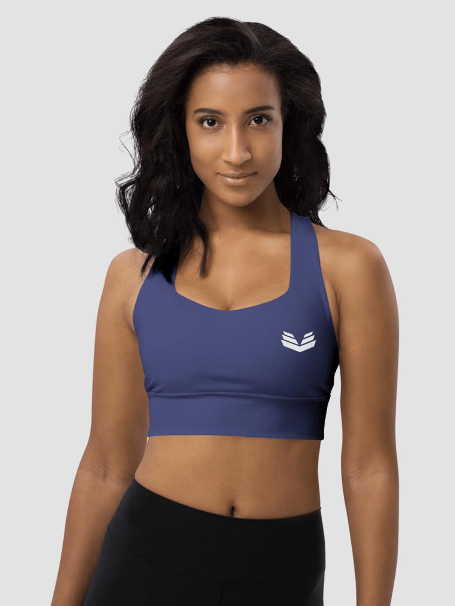 Longline Sports Bra - Blue Nightfall product image (3)
