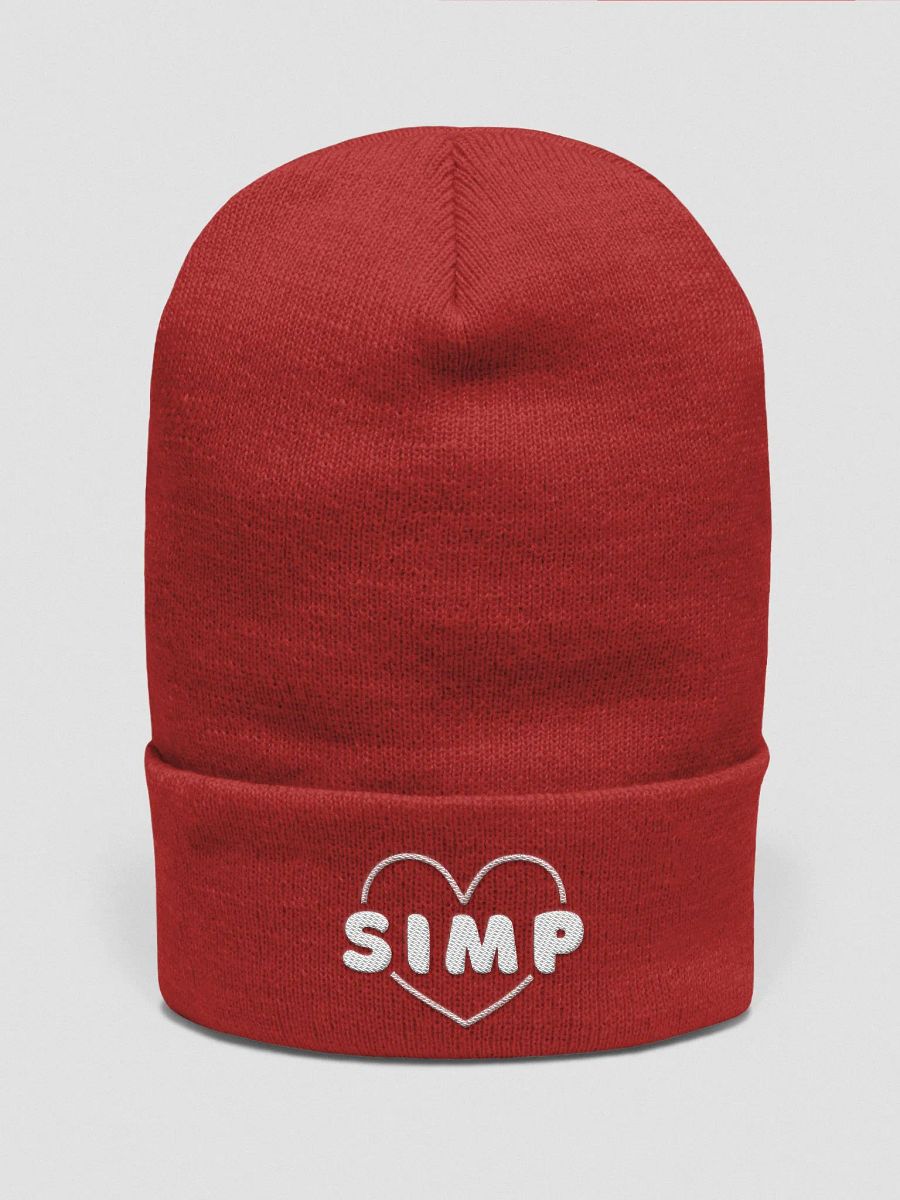 Simp (White Text) Beanie product image (2)
