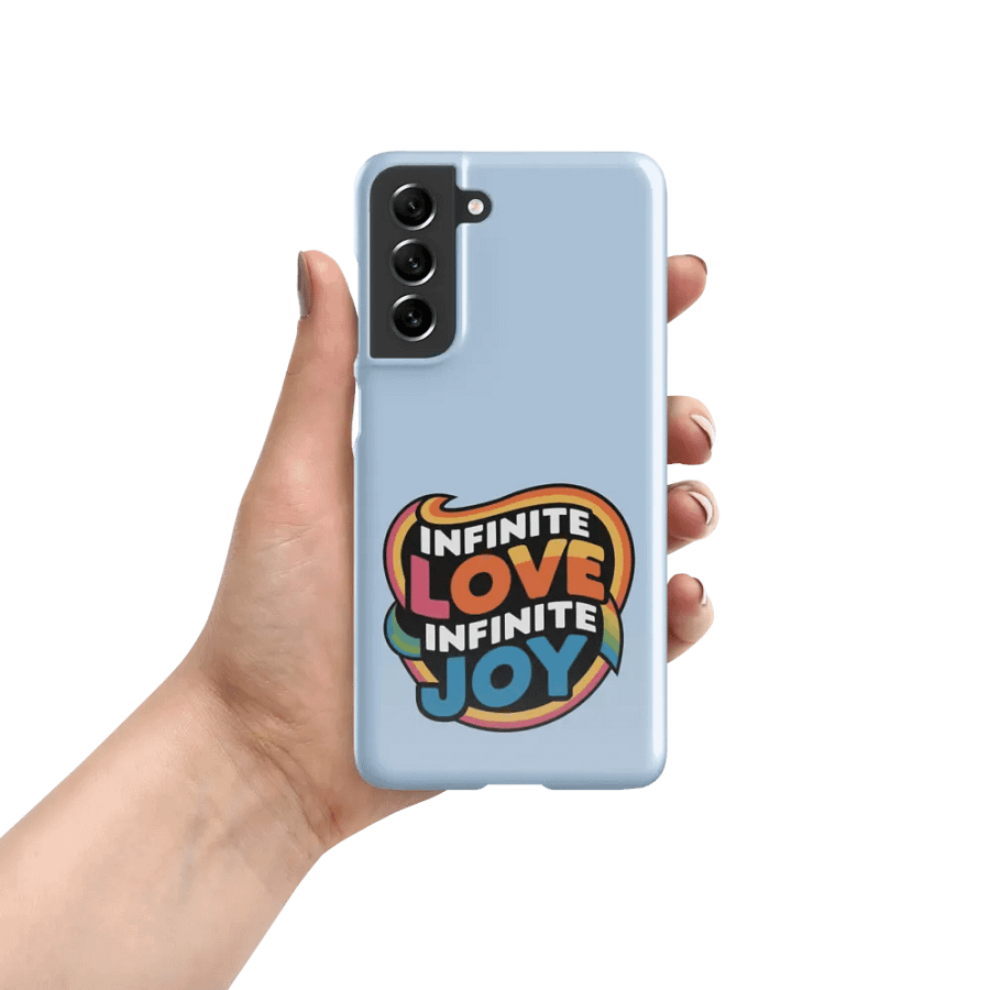 Infinite Love Infinite Joy Snap Case for Samsung (Blue) product image (7)