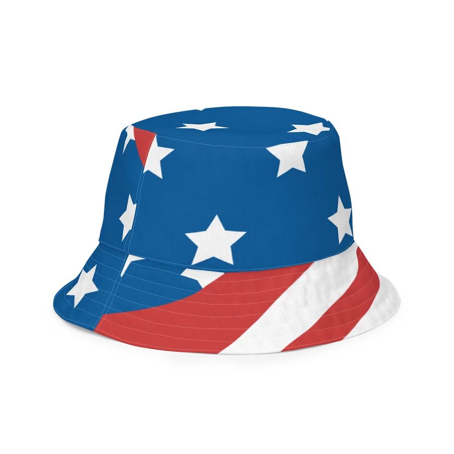 Bacon Strips, & Stars and Stripes Reversible Bucket Hat product image (14)