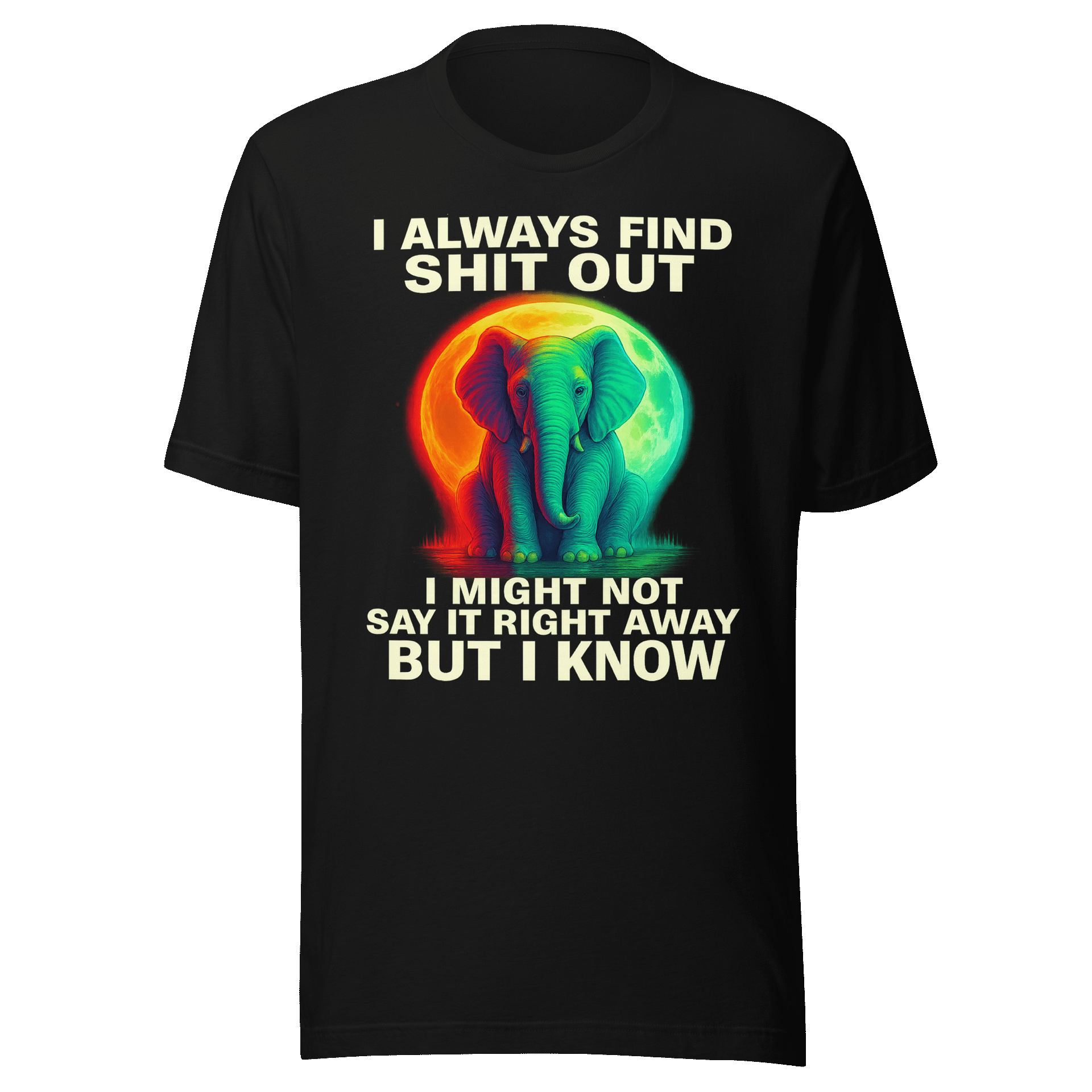 Vibrant Elephant Wisdom T-Shirt product image (2)