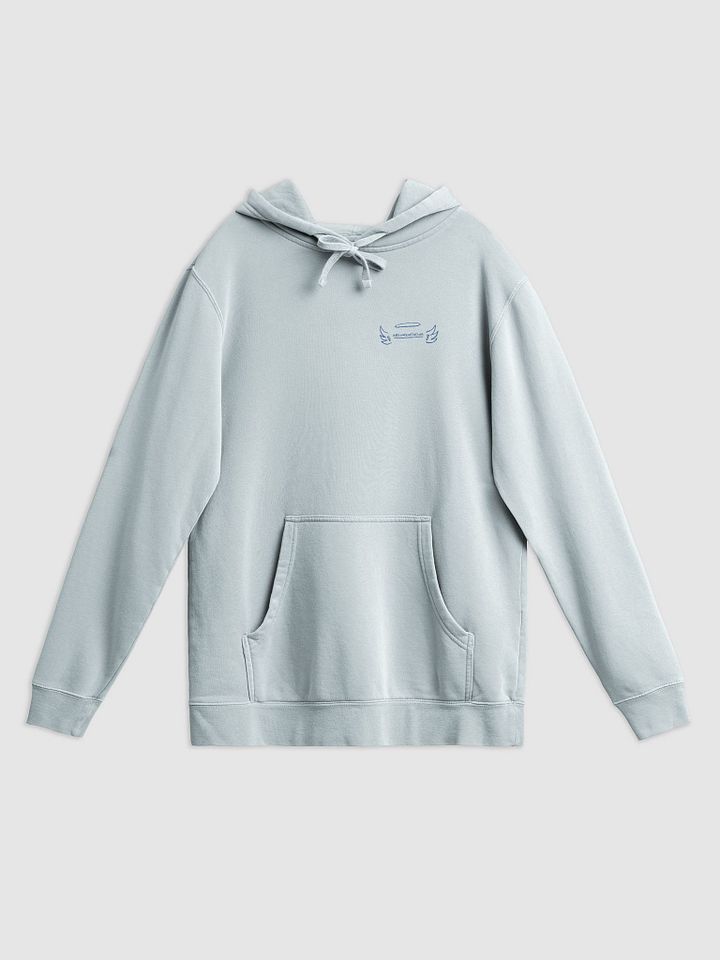 ANGELIC (sm. teal design) printed pigment hoodie product image (17)