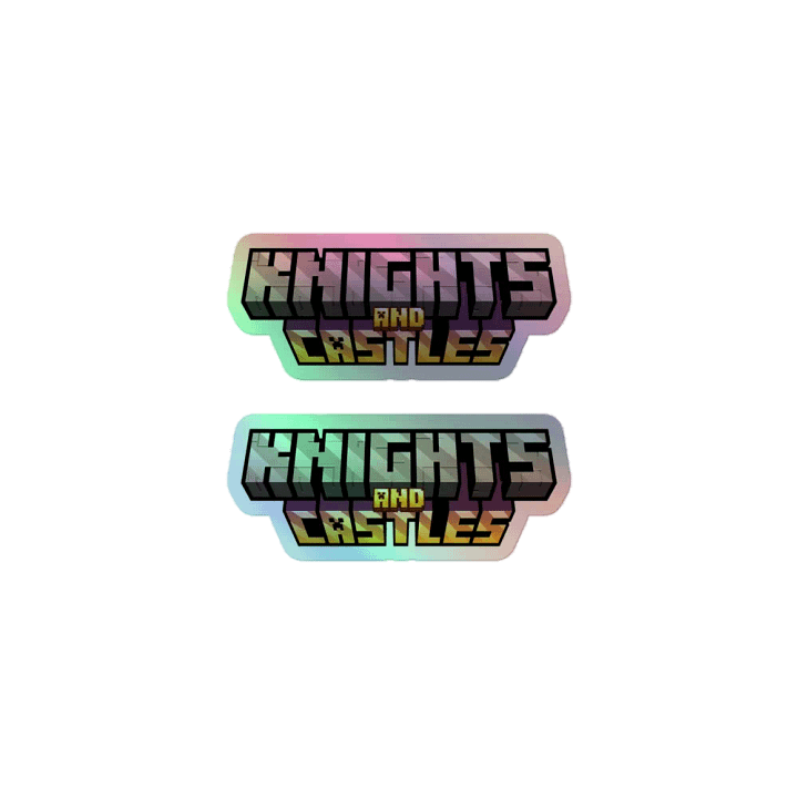 Holographic KNC Stickers product image (1)
