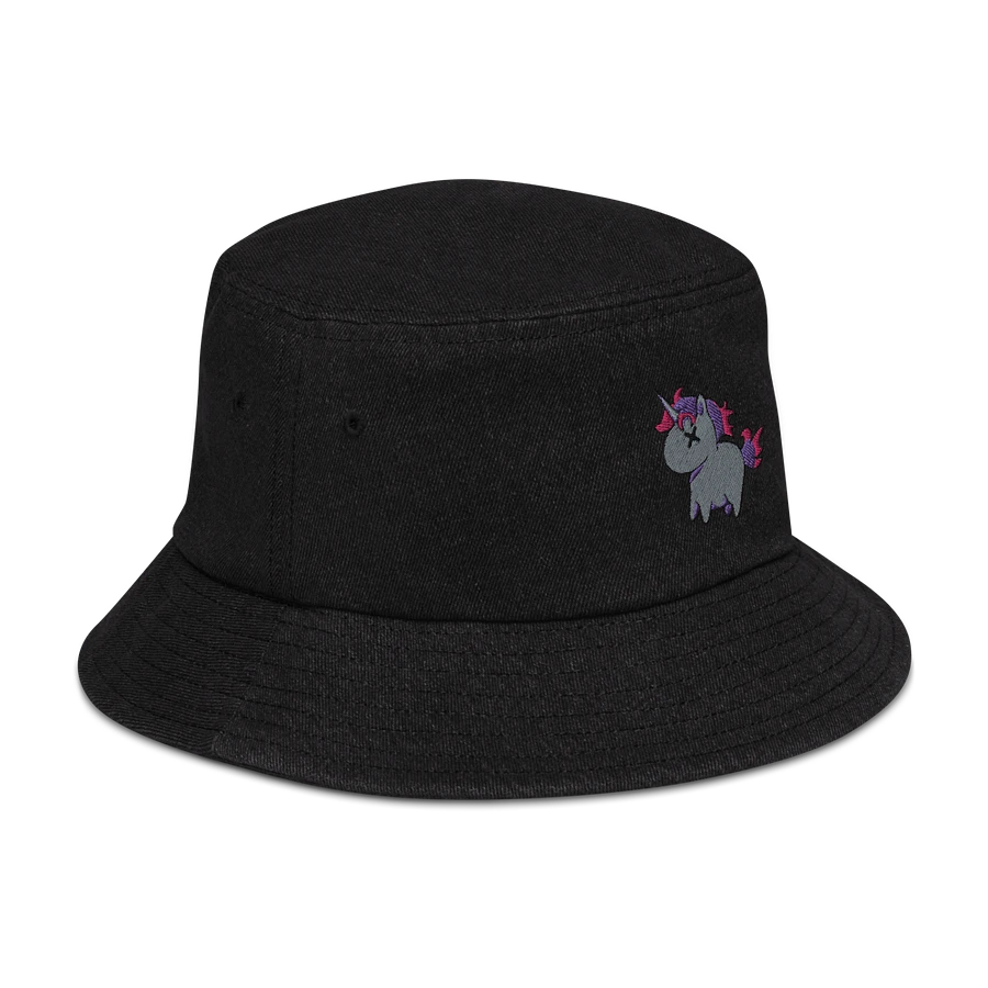 Unicorn logo Denim Bucket Hat product image (3)