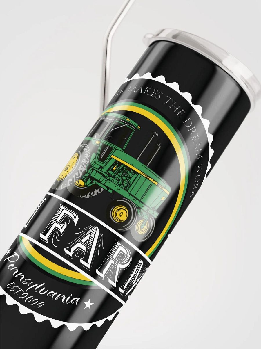 Rustic Tractor Emblem Stainless Steel Tumbler product image (4)